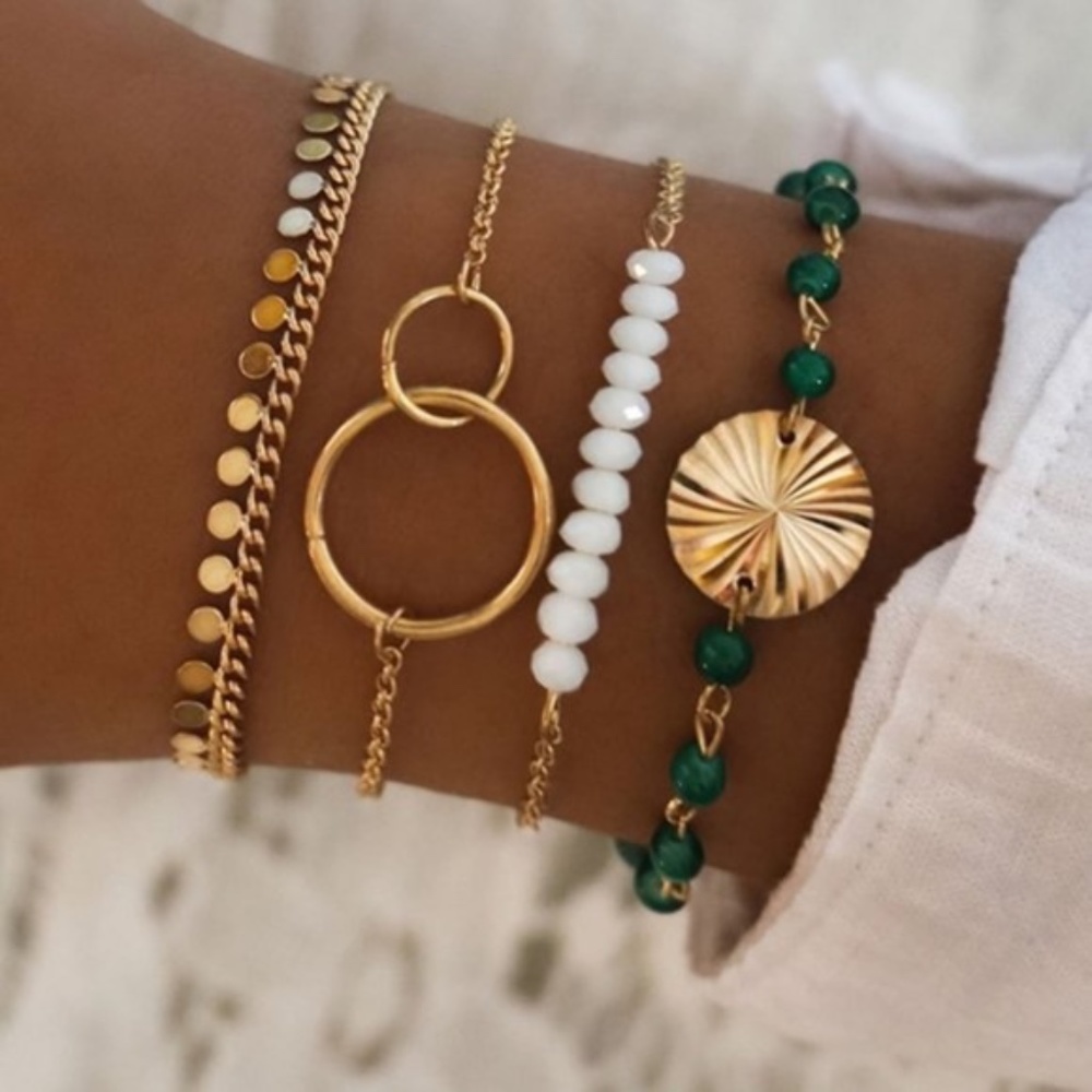 TAWNY Green with Envy 4 bracelet set - Picture 3 of 3